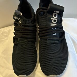 Adidas Men's Black Mesh Sneakers